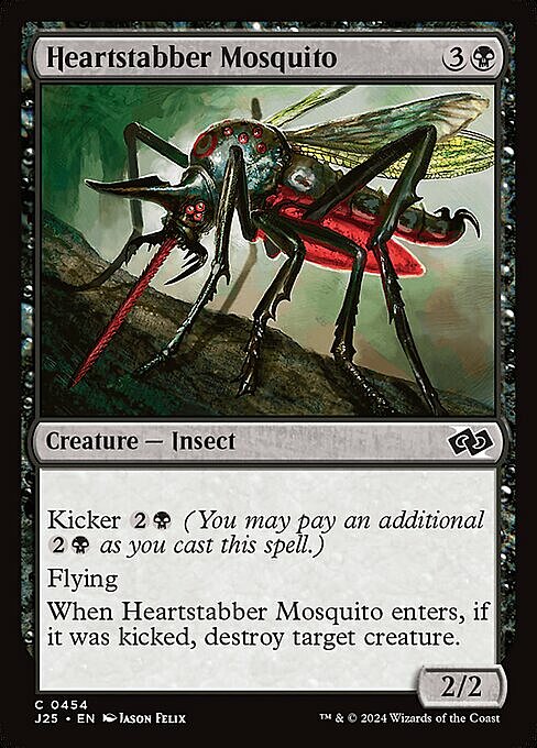 Heartstabber Mosquito Card Front