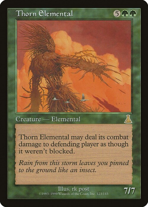 Thorn Elemental Card Front