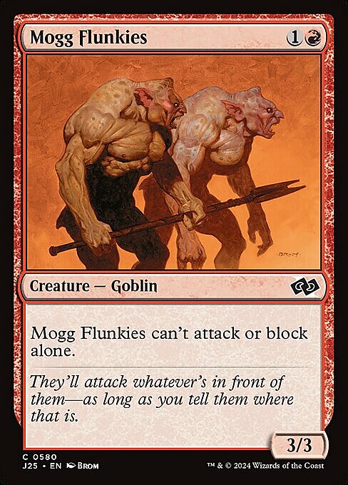 Mogg Flunkies Card Front