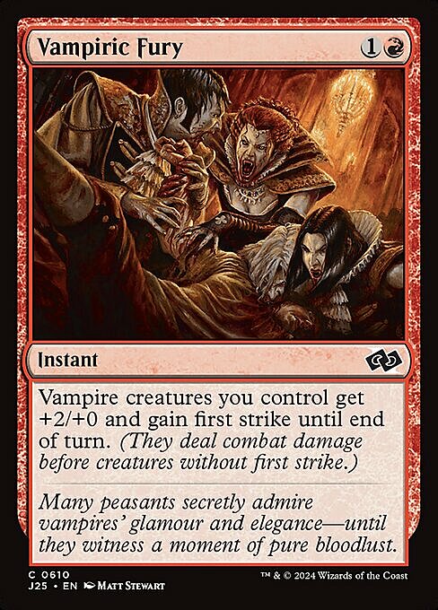 Vampiric Fury Card Front