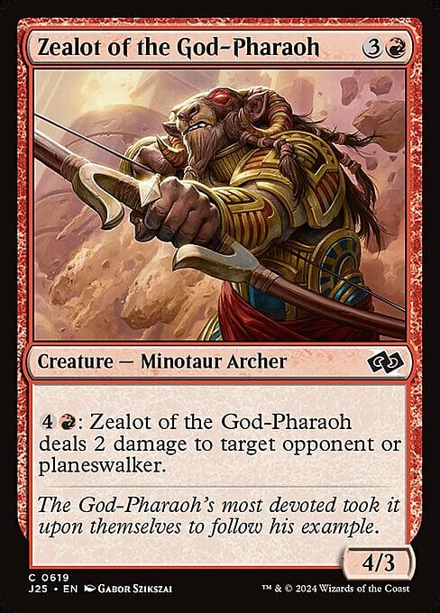 Zealot of the God-Pharaoh Card Front