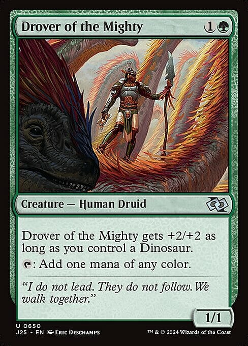 Drover of the Mighty Card Front