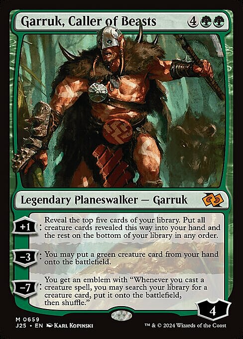 Garruk, Caller of Beasts Card Front