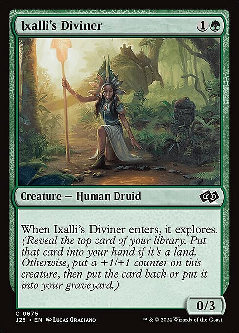 Ixalli's Diviner Card Front