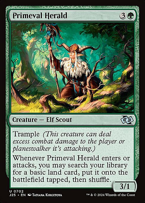 Primeval Herald Card Front