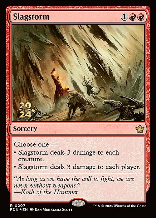 Slagstorm Card Front