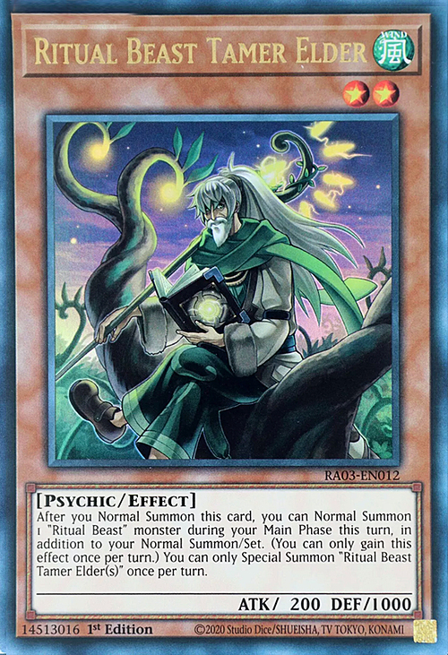 Ritual Beast Tamer Elder Card Front