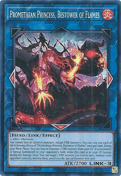 Promethean Princess, Bestower of Flames Card Front