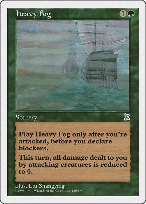 Heavy Fog Card Front