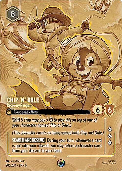 Chip 'n' Dale - Recovery Rangers Card Front