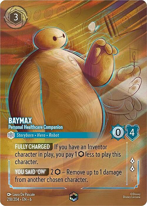 Baymax - Personal Healthcare Companion Card Front