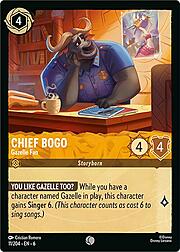 Chief Bogo - Gazelle Fan