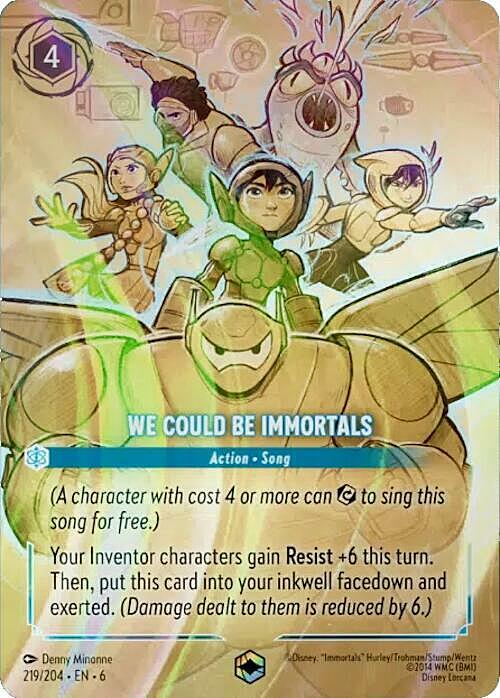 We Could Be Immortals Card Front