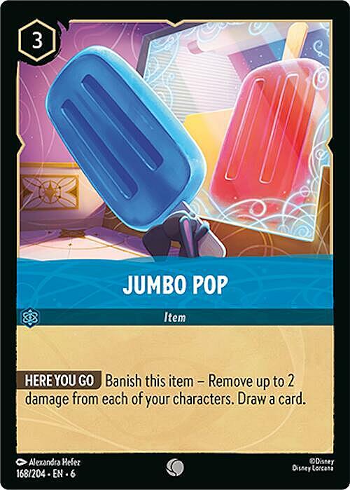 Jumbo Pop Card Front