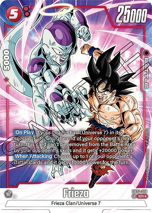 Frieza Card Front