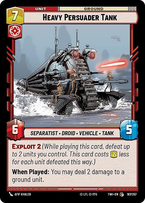 Heavy Persuader Tank Card Front