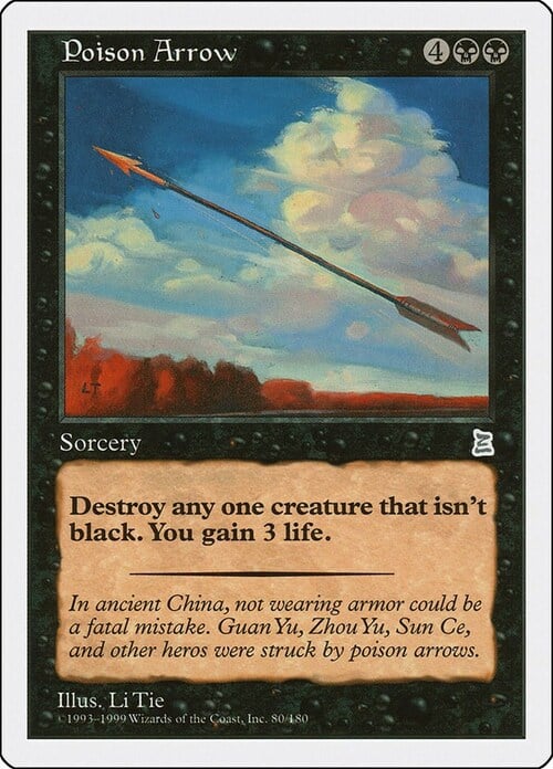 Poison Arrow Card Front