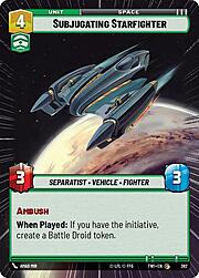 Subjugating Starfighter