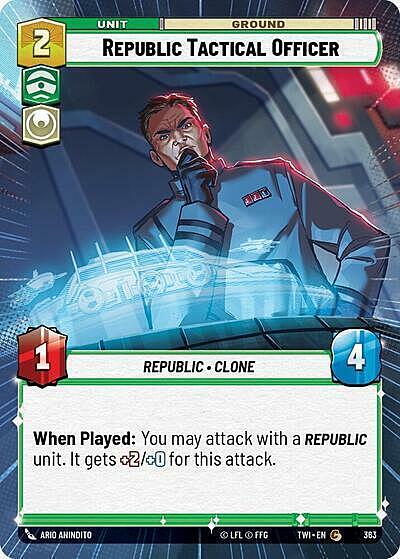 Republic Tactical Officer Card Front