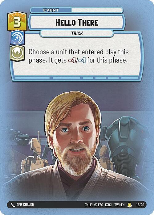 Hello There Card Front