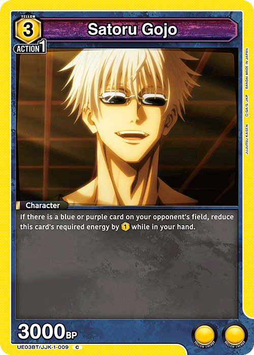 Satoru Gojo Card Front