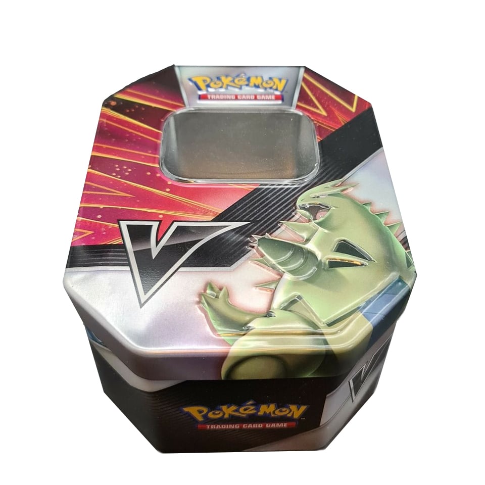 Empty V Strikers Tins: Tyranitar V Tin