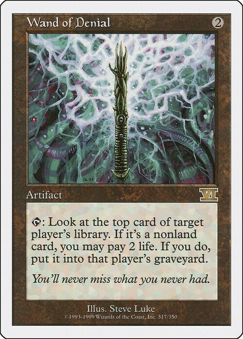 Wand of Denial Card Front