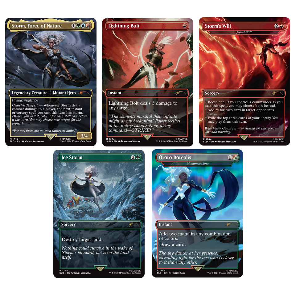 Secret Lair Drop Series: Marvel Superdrop: Secret Lair x Marvel's Storm Set