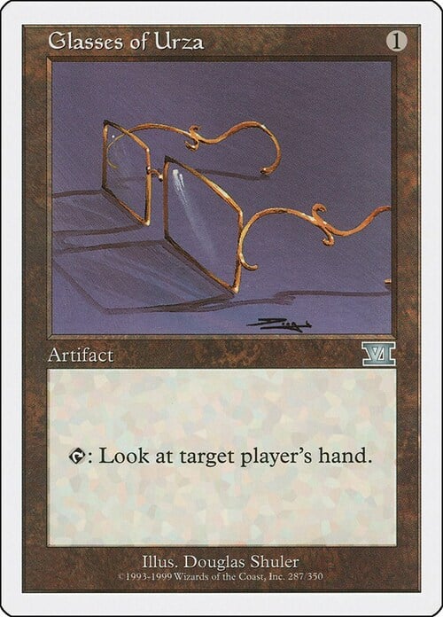 Glasses of Urza Card Front