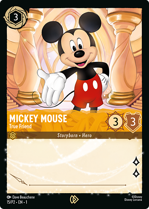 Mickey Mouse - True Friend Card Front