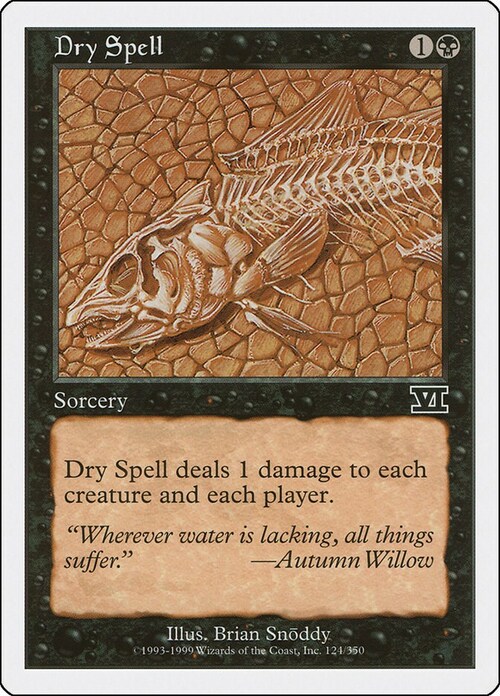 Dry Spell Card Front