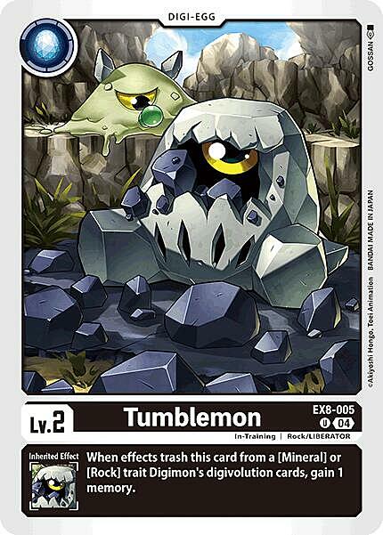 Tumblemon Card Front