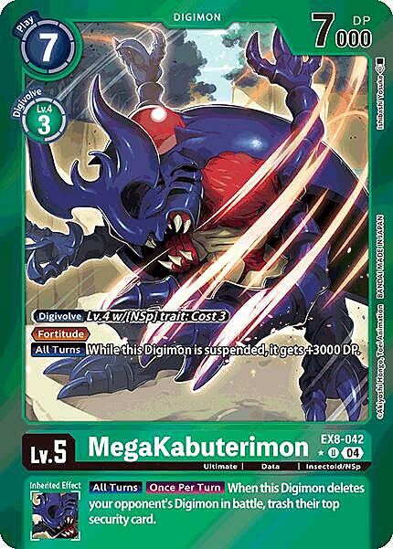 MegaKabuterimon Card Front