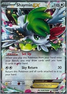 Shaymin EX Card Front