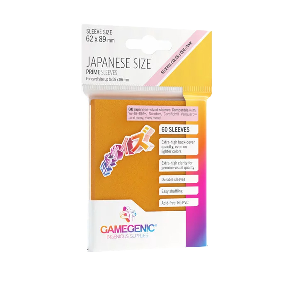 60 Gamegenic Prime Sleeves - Orange