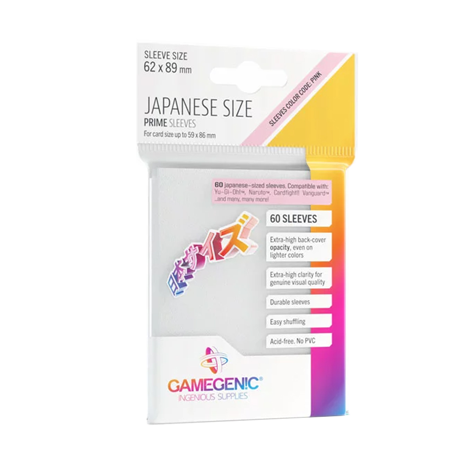 60 Gamegenic Prime Sleeves - White