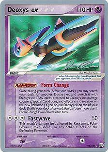 Deoxys ex Card Front