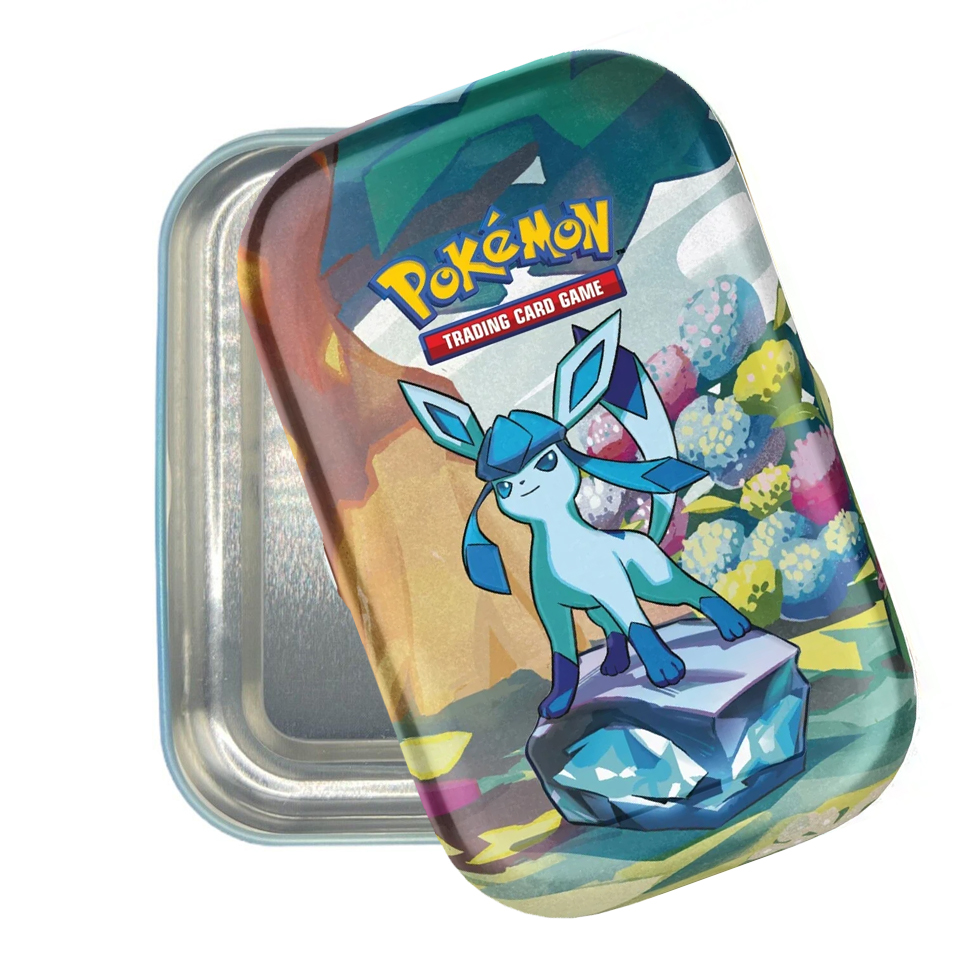 Prismatic Evolutions: Glaceon Empty Mini Tin