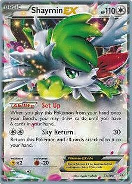 Shaymin EX Card Front