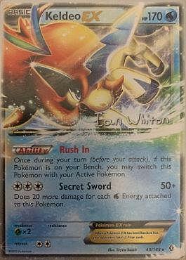 Keldeo EX Card Front