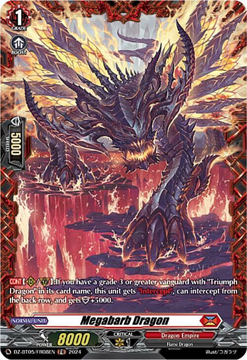 Megabarb Dragon Card Front