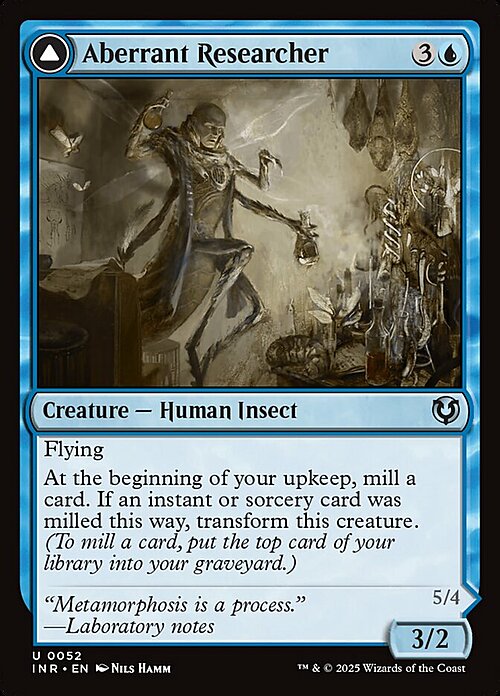 Aberrant Researcher // Perfected Form Card Front