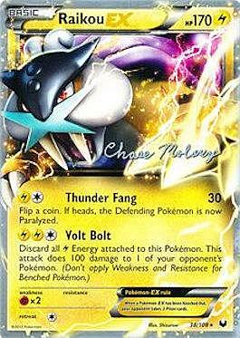 Raikou EX Card Front