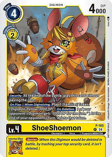 ShoeShoemon Card Front