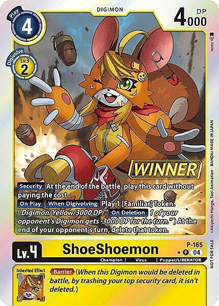 ShoeShoemon Card Front