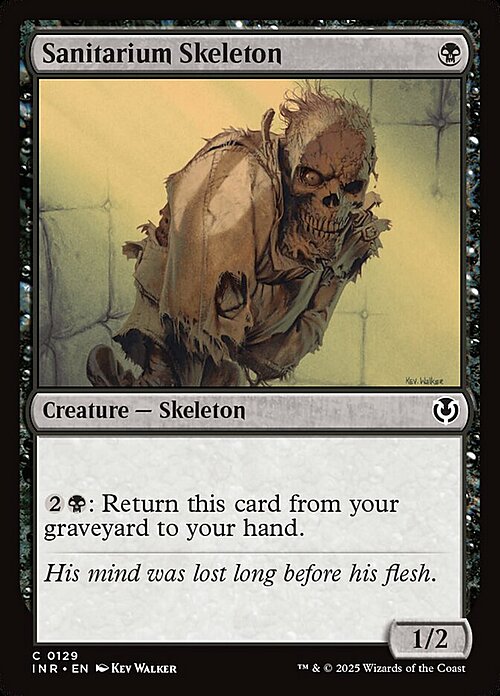 Sanitarium Skeleton Card Front