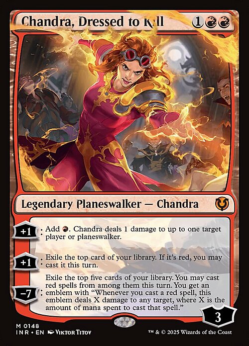 Chandra, Dressed to Kill Card Front