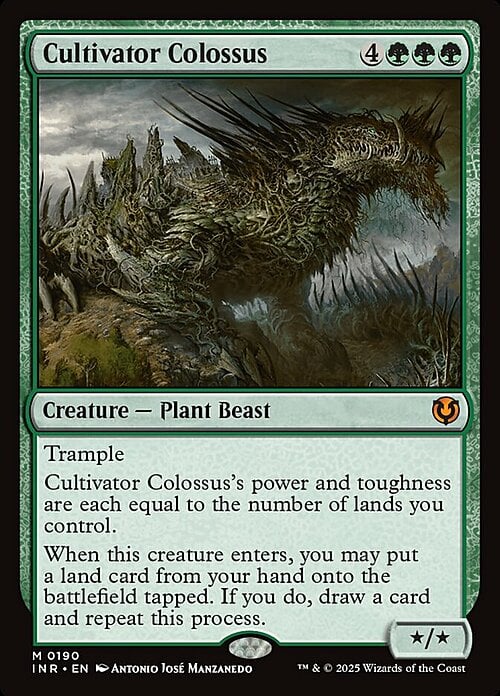 Cultivator Colossus Card Front