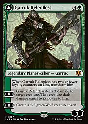 Garruk Relentless // Garruk, the Veil-Cursed