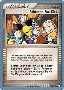 Pokemon Fan Club Card Front